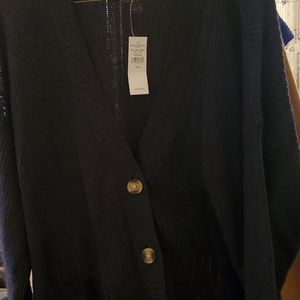American eagle NWT GREY medium cardigan